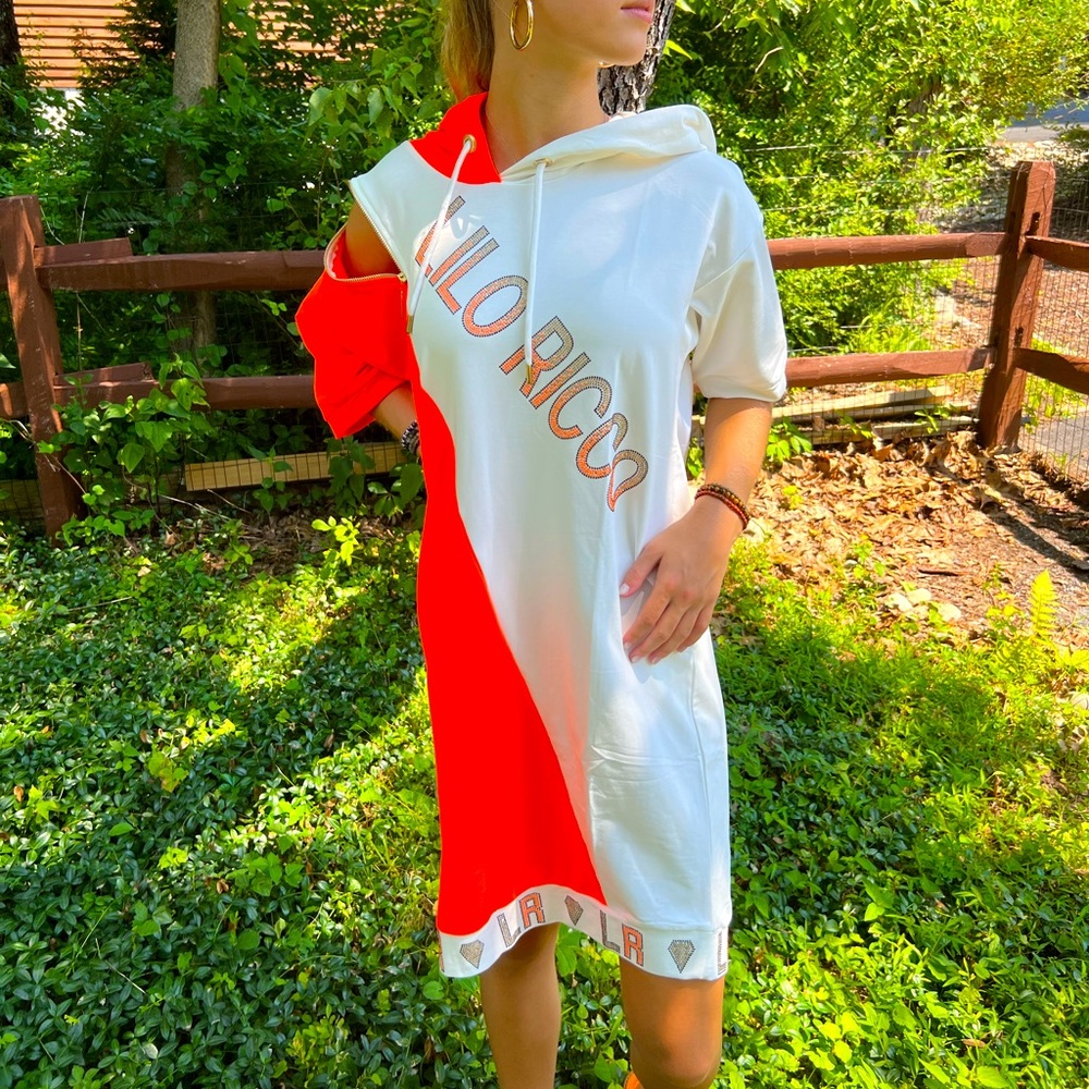 Lilo Ricco Fashion Dress - NEON ORANGE